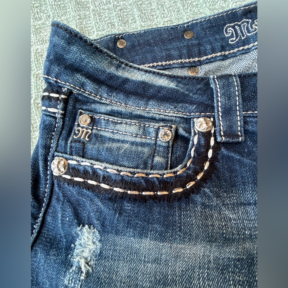 Miss Me Blue Flare & Wide Leg Jeans - Picture 10 of 13